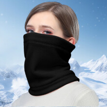 Neck Gaiter Face Mask Windproof Thermal Protection Black