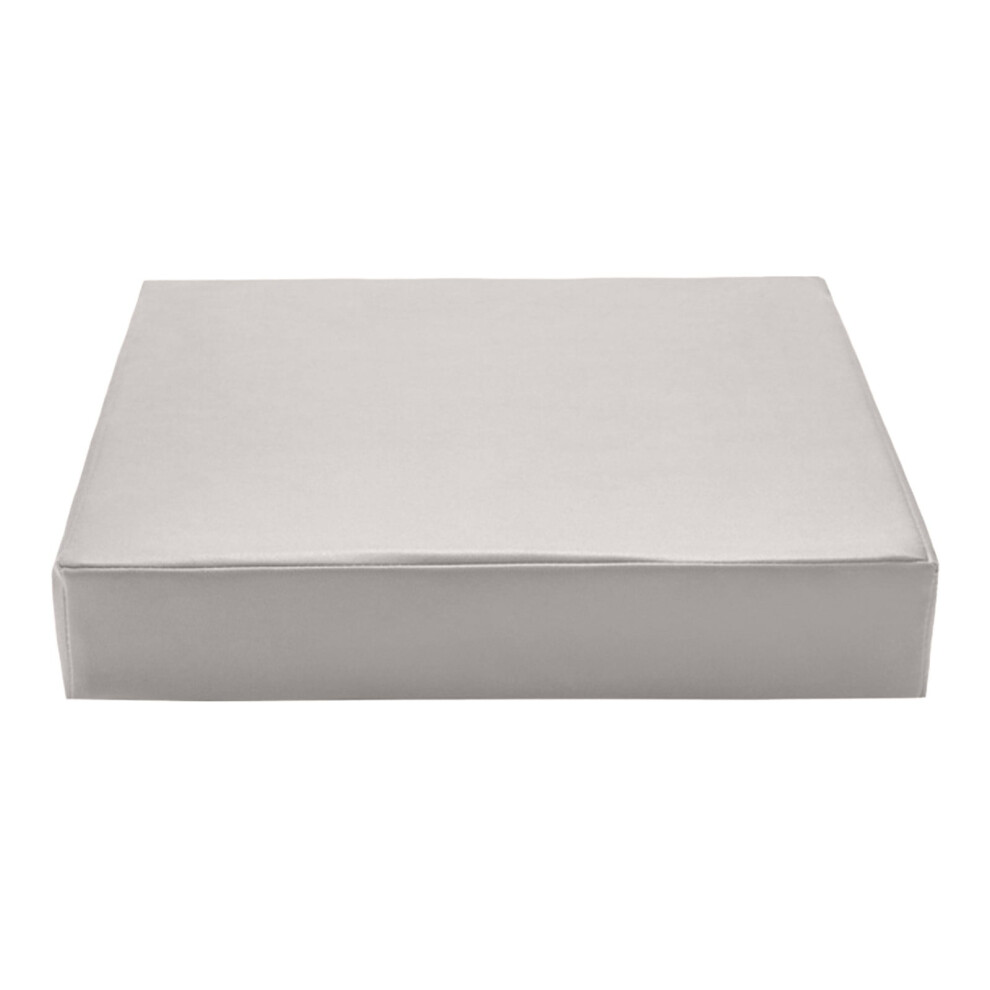 Seat Cushion, Artificial Leather, Non-Slip Chair Pad For Office, Home, Car, Waterproof, Washable, 15.7X15.7 Inches, Ergonomic, Durable Beige 9402001210081