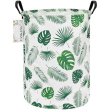 Panier de rangement pliable en toile avec revêtement PE imperméable – Grand panier de rangement pour chambre d'enfant, bureau, chambre à coucher