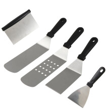Lot de 5 spatules à pizza en acier inoxydable pour fours extérieurs et intérieurs