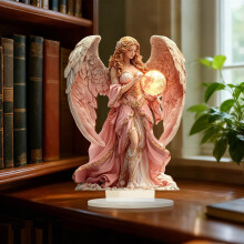 Acrylic Goddess Table Top Decoration – 2D Standing Sign for Home, Office, Bedroom; Gift for Friends & Family