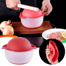 Éplucheur de grenade et séparateur de pulpe – Outil en plastique pour dénoyauter et extraire rapidement la pulpe, accessoire de cuisine de 20 cm