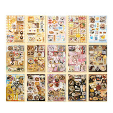Fun 3D Miniature Scene Sticker Cartoon Miniature House Sticker for Scrapbooking Journal Notebook Photo Frame Phone Case