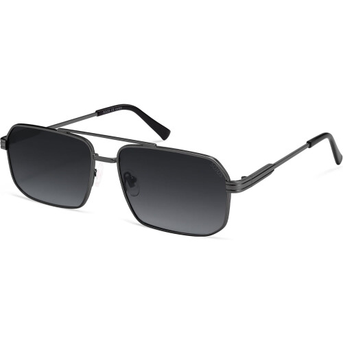 Γυαλιά ηλίου Retro Polarized Square για γυναίκες και άνδρες, μεγάλα μεταλλικά γυαλιά ηλίου