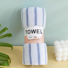 Serviette pour les mains en velours rayé ultra doux et absorbant, idéale pour se laver le visage, prendre une douche, aller à la salle de sport ou