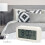 Digitaler Tischwecker, LCD, Schlummerfunktion, Timer, Weiß 2