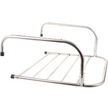 Laundry Room Clothes Drying Rack Silver Stainless Steel 1Set