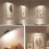 3Pcs Battery Operated Light Magnetic Led Painting Light with Remote Dimmable Timer 3 Lighting Modes Art Display Light 3