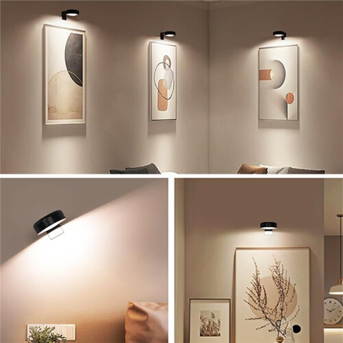3Pcs Battery Operated Light Magnetic Led Painting Light with Remote Dimmable Timer 3 Lighting Modes Art Display Light 2