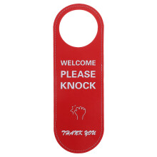 Double Sided Do Not Disturb Sign: Faux Privacy Door Knob Hanger for Office Home and Hotel Use