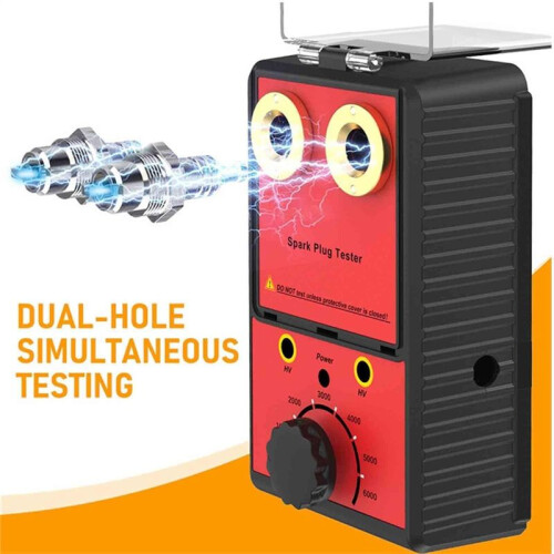 Tester, Tester+Two 12mm  Socket Spark Tester, Tester and Coil Tester US Plug 2