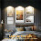 3Pcs Battery Operated Light Magnetic Led Painting Light with Remote Dimmable Timer 3 Lighting Modes Art Display Light 7