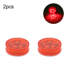 LED bezpečnostní světlo do dveří auta QenAShaing s magnetem, ABS, 25 mm, blikající varování, bezdrátová instalace, kompatibilní s vozidly