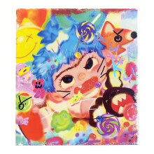 1 Pc Random (Probability Of Hidden),surprise Toys、collectibles、mystery Box、gift Idea,Vinyl Face Puppet Pendant, Back To Childhood Series