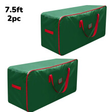 2 Pack 48"x15"x20" Christmas Tree Storage Bags, Fits Up to 7.5 ft Trees, Heavy-Duty Waterproof, Zipper & Handles