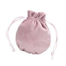 Drawstring Jewelry Bag, Party Favors, Jewelry Storage Organizer, Velvet Gift Bag Light Pink9.5x11.5cm