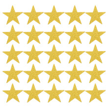 100Pcs Gold Star Paper Cutouts Double Sided for Festive Table Decoration