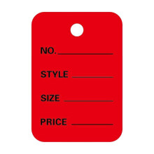 100-Pack Hard Paper Tags, 5x3.5cm Blank Tags for Pricing, Labeling, and Organizing, Abundant Supply of 100 Tags for Retail, Crafting, and Bundling
