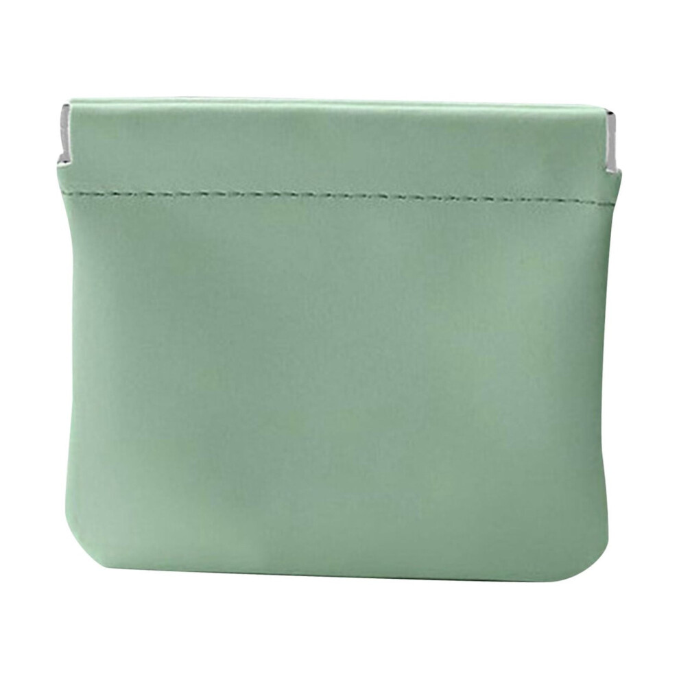 Auto-Shut Makeup Pouch with Snap Closure Water-Resistant Travel Cosmetic Bag Leather Accent Compact Organizer for Daily Carry and Trips