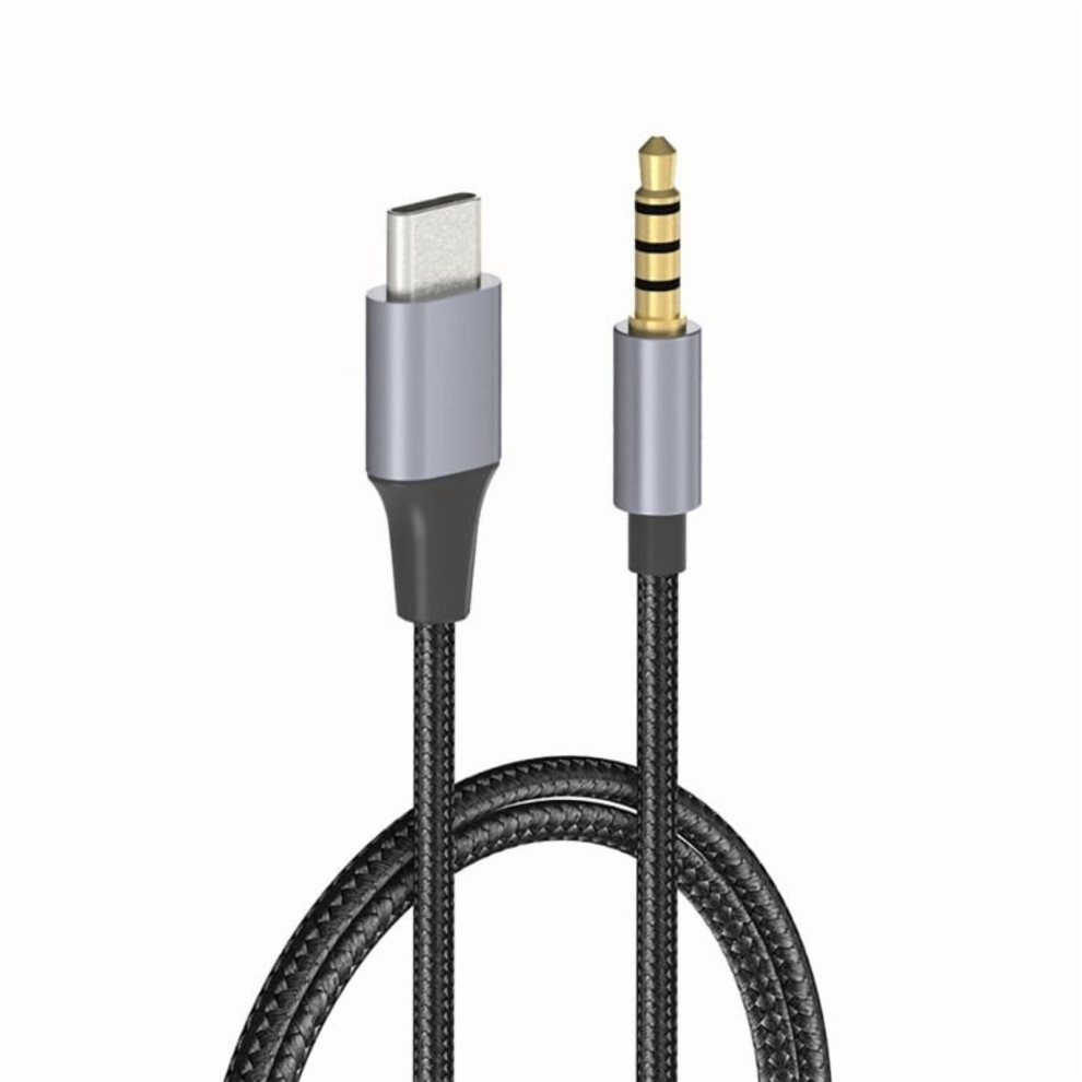 Usb C To 3.5Mm Audio Cable Noise Reduction Aux Cable Connection Wire Wide Compatibility With Digital Chip For Tablets 9450273976747