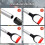 PVC snow shovel replacement handle garden accessories - digging rake tool - red and black replacement handle 2