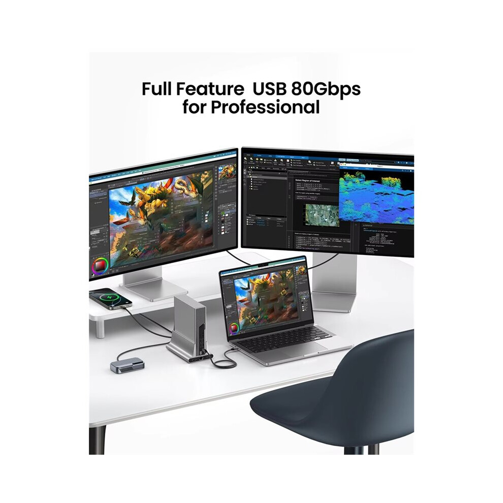 Usb 5 Cable 80Gbps 240W 8K 60Hz For 5 Fast Charging For Thunderbolt3 Usb 5.0 Usb C To C Data Transfer Cable 4712712939559
