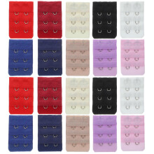 FRCOLOR bra extender hook 20pcs Elastic Extenders Extension Strap 2 Hook 3 Row Lady Extender Band Extension Strap Extender,1.97"X1.26"X0.12"