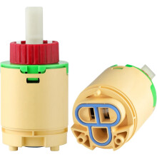 2Pack HJ-40 JL01GJ Shower Cartridge Replacement,40mm Faucet Cartridge Replacement,for Replaces Cartridge on Many Brands Tub and Shower Valve