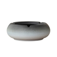 Ashtray Ceramic with Lid for Home Living Room Bedroom Desktop Office