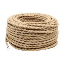 Braided Electrical Wire Twisted Braided Line 5M Antique Retro Hanging Light Cord