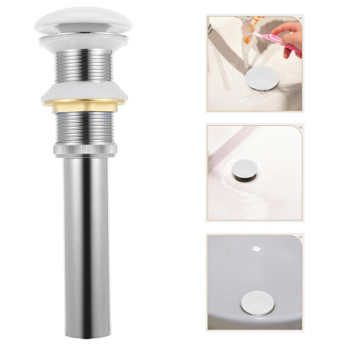 1Set 8.7*2.6*2.6in Ceramic Sink Drain Stopper for Bathroom Sinks