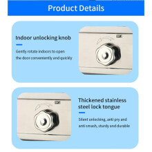 Fingerprint Home Lock for Tuya Lock Door Lock Keyless Entry Fingerprint Tuya App Key IC Card Model B