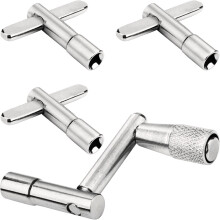 Milisten 4Pcs Metal Drum Wrench Tool Premium Drum Key for Guitar Practice