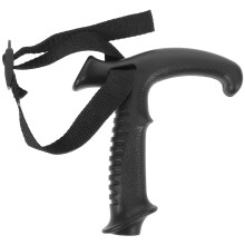 Trekking Pole with Black Plastic T-Shape Handle for Hiking, Camping, and Outdoor Activities