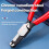 Multi-Function Pliers with Rust Removal, Anti-Slip Grip, Quick Cutting - Ideal for Wire Crimping and Nailer Removal 5