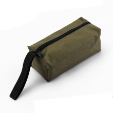 Sac à outils polyvalent en Oxford avec fermeture éclair, 25x10x10cm, portable, vert