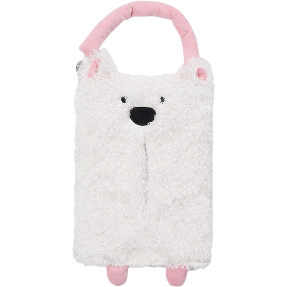Plush Tissue Case Car Tissue Holder Decoration Soft Napkin Case Quick And Easy Access Car Tissue Box Tissue Dispenser Box 9551475103259