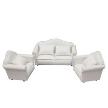 Handgefertigtes Miniatur-Wohnzimmer-Sofa-Set mit Kissen, 1/12 Puppenhausmöbel für kreatives Szenenbauen