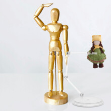 Set di 3 supporti per action figure - Supporto trasparente regolabile per modellini da collezione