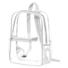 PVC Transparent Backpack – Large Capacity, Double Layer, Clear Travel & School Bag for Students & Adults