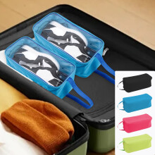 Sac à chaussures transparent pour hommes et femmes, lavable, réutilisable et robuste pour une utilisation à long terme, idéal pour les voyages,