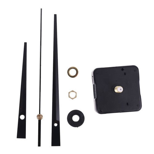 Kit de mecanismo de relógio de quartzo para reparo e substituição, compatível com mostradores de 40 cm (15,7 polegadas).