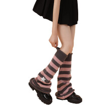 Piger Lolitas Benvarmere Stjernestrikkede Flared Benærmer Goth Baggy Manchet Ankel Bunke Sokker JK Uniform Fodbetræk