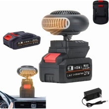 Riscaldatore portatile a batteria al litio per auto/campeggio/golf cart, anti-ribaltamento, silenzioso, 10, antiappannamento, per uso