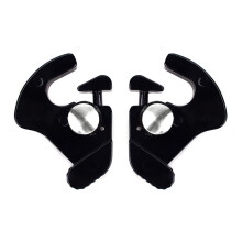 2 Stück abnehmbare, drehbare Gepäckträgerclips für Motorrad-Außenmodifikationen, Gepäckträger-Docking-Kit
