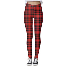 Leggings de Natal para Mulheres, Estampadas com Tema Natalino, Cintura Média, Alta Elasticidade, Estilo Papai Noel, Calças Justas e Macias