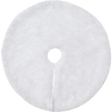 Kerstboomrok van pluche voor een vrolijk kerstfeest, imitatiebont kerstboomrok decoraties 38 cm