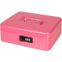 Large Box with Combination Lock - Durable Box with Tray (9.8.9 x 3.5), -CB07004L, -CB014