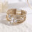 Pulseira de couro com estrela Y2K para mulheres e homens. 1