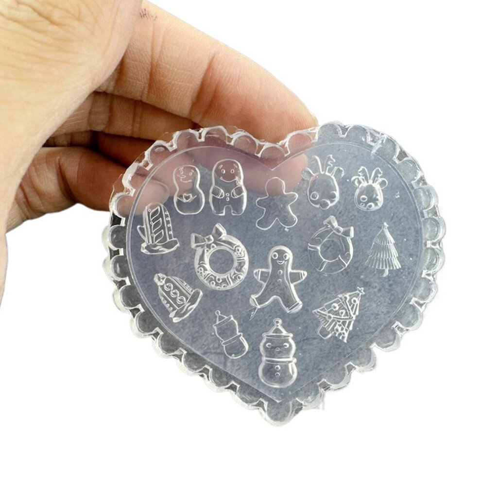 Christmas nail art silicone molds - DIY Nail Art Decorations Silicone Mold/